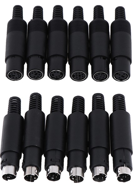 Mini Dın Fiş Soket Konnektörü 3/4/5/6/7/8 Pın Şasi Kablo Montaj Erkek Dişi (Yurt Dışından) modelleri