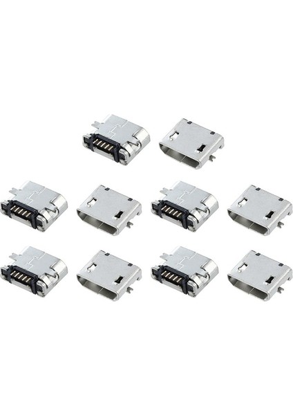 10 Adet Yedek Parça B Tipi Mikro USB Dişi Jack Konnektör Port Soketi (Yurt Dışından) fiyatları