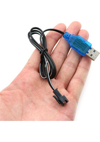 Ayak Koltuk Baito 3.7V Siyah USB Şarj Adaptör Kablosu Uzaktan Kumandalı Araba Helikopteri Için (Yurt Dışından)