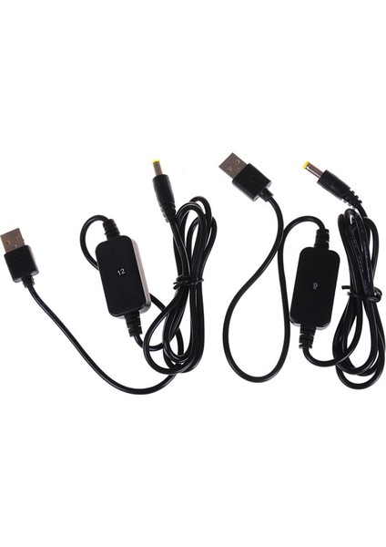 Dc-Dc Dönüştürücü Kablo USB Konektörü 5V - 9V/12V Jack 5.5*2.1mm Yükseltme Kablosu Karşılaşması (Yurt Dışından) indirimleri