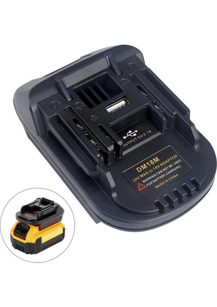 20V Dewalt DCB200 Milwaukee M18 Için USB Pil Adaptörü Makita 18V Jing'e Dönüştürme (Yurt Dışından)