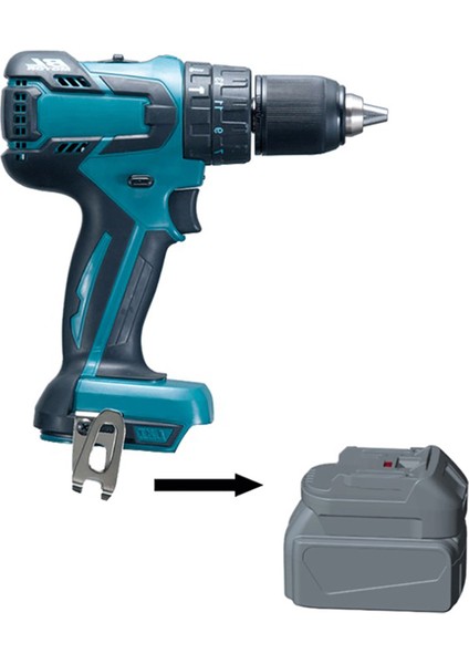 20V Dewalt DCB200 Milwaukee M18 Için USB Pil Adaptörü Makita 18V Jing'e Dönüştürme (Yurt Dışından) indirimleri