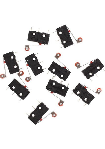 10 Adet Mini Mikro Limit Anahtarı Makaralı Kol Kolu Spdt Yapış Eylem Lot (Yurt Dışından) fiyatları