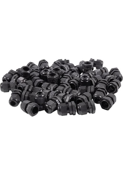 50 x Siyah Plastik Su Geçirmez Konnektör PG11 5-10MM Çaplı Kablo Rakoru (Yurt Dışından) fiyatları