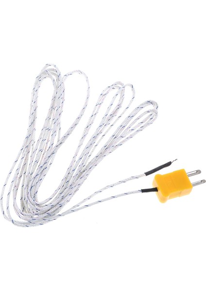 Adet 5 M K Tipi Sıcaklık Sensörü Termokupl Prob Kablosu Tel (Yurt Dışından)