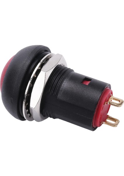 Açma-Kapama Mandallama Su Geçirmez 12MM Basmalı Düğme Anahtarı Spst 2A IP67 (Yurt Dışından)