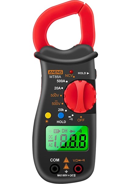 Dijital Multimetre Pens Metre MT88A Ac/dc Gerilim 500A Ac Akım El 1999 Akım Gerilim Test Cihazı Gerilim Ölçüm Cihazı Sayımları (Yurt Dışından)