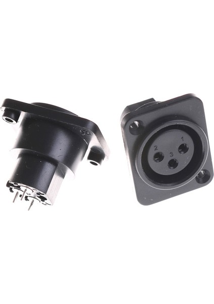 Adet Xlr Dişi Jack 3 Pin 3 Kutuplu Panel Montajlı Şasi Soket Konnektör (Yurt Dışından) modelleri