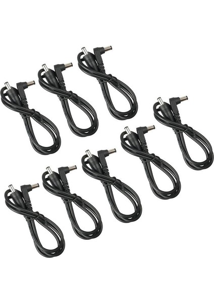 Adet Dc Kablo Gitar Efekt Pedalı Yama Elektrik Kablosu/kablosu 60 cm Siyah Boyut 2.1 mm (Yurt Dışından) fiyatları