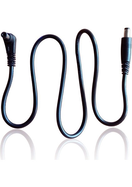 Adet Dc Kablo Gitar Efekt Pedalı Yama Elektrik Kablosu/kablosu 60 cm Siyah Boyut 2.1 mm (Yurt Dışından) modelleri