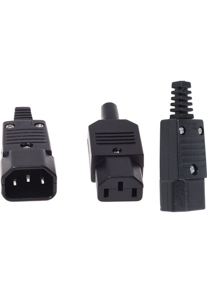 Adet 250V 10A Güç Konektörü - 2 Adet Iec 320 C14 Fiş C13 Soketine ve 1 Adet IEC-320 C14 (Yurt Dışından) fiyatları