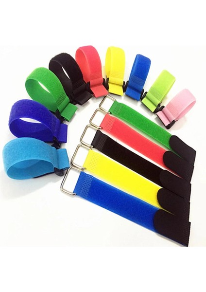 [20/30 / 40CM Güçlü Yapışkan Toka Ters Toka Sihirli Kablo Bağı Pratik Rahat Kordon Sarma Sabitlenmiş Kablo Düzenleyici Şerit (Yurt Dışından)