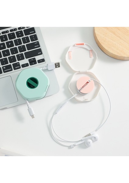 Taşınabilir Döner Kablo Yöneticisi/usb Veri Kablosu Tel Yönetimi Saklama Kutusu/çok Fonksiyonlu Kulaklık Kablosu Sarıcı (Yurt Dışından) indirimleri