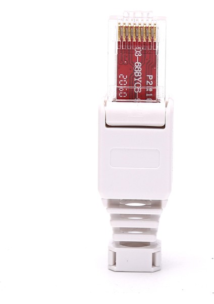 Sıkma Konnektörleri Yok Ethernet Kablosu Kristal Kafa Fişi Cat6 RJ45 Konektörü (Yurt Dışından)