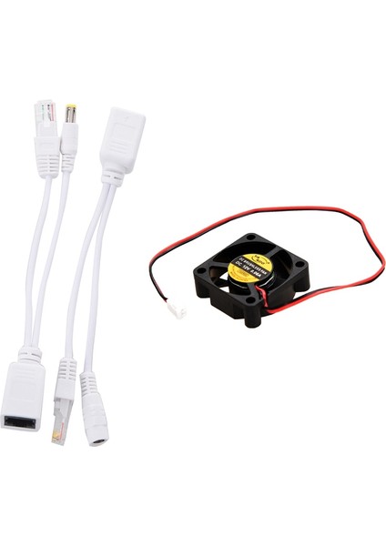 Ethernet Üzerinden Pasif Güç Poe Adaptörü Enjektör + 3010S 12V 0.06A Fırçasız Dc Soğutma Fanı ile Ayırıcı Kiti (Yurt Dışından) fiyatları