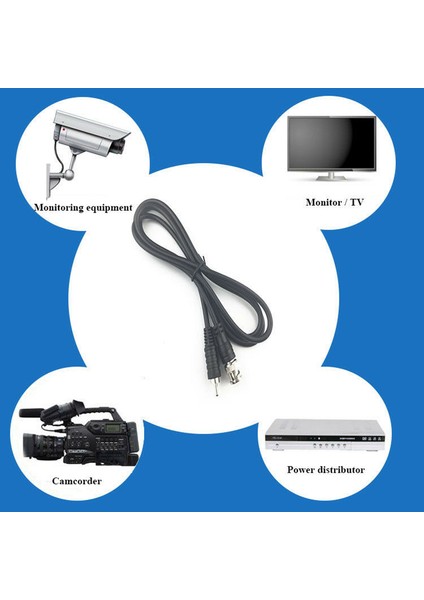 Bnc Erkek Rca Erkek Koaksiyel Kablo Kablosu Adaptör Konnektörü Cctv Dvr Kamera Lot Için (Yurt Dışından) fırsatları