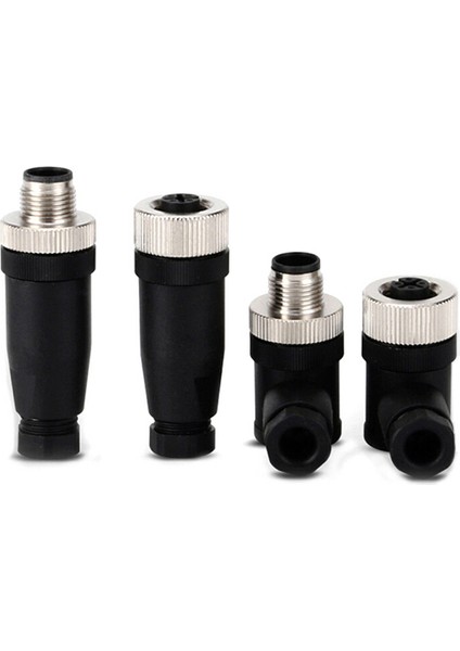 Adet M12 Sensör Konnektörü 3/4/5 Pin Erkek/dişi Düz/dik Açılı Fiş (Yurt Dışından) fırsatları