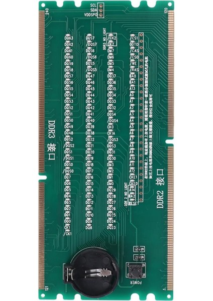 Masaüstü Anakart Tümleşik Devreleri Için Ddr2 ve Ddr3 2'si 1 Arada Aydınlatmalı Test Cihazı (Yurt Dışından)