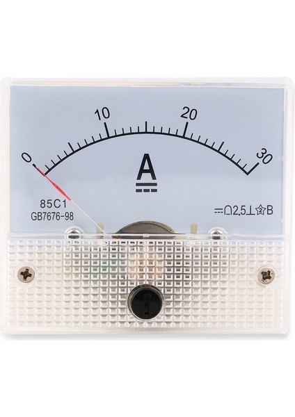 Dc 30A Analog Ampermetre Paneli 0-30A Akım Ölçer Analog Ampermetre Paneli (Yurt Dışından)