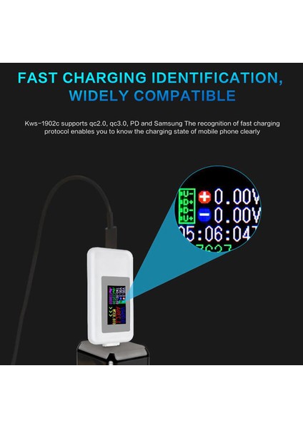 Tipi Renkli Ekranlı Iki Yönlü Test Cihazı Usb-C Voltmetre Akım Ölçer Iki Yönlü Test Cihazı (Yurt Dışından) indirimleri