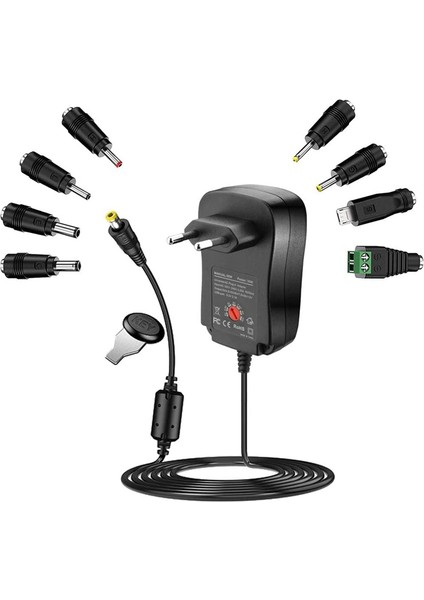 3V-12V Ev Elektroniği ve LED Şeritler Için Adaptör Uçlu 30W Ac/dc Adaptör Anahtarlama Kaynağı Ab Tak (Yurt Dışından) fiyatları