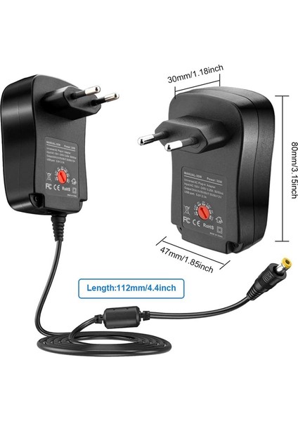 3V-12V Ev Elektroniği ve LED Şeritler Için Adaptör Uçlu 30W Ac/dc Adaptör Anahtarlama Kaynağı Ab Tak (Yurt Dışından) indirimleri