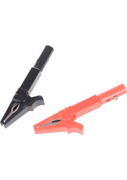 55MM Timsah Tipi Klips + Muz Fişi, 4mm Muz Fişli Test Probu Kablo Klipsleri (Yurt Dışından) fırsatları