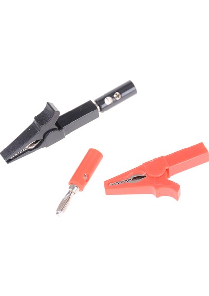 55MM Timsah Tipi Klips + Muz Fişi, 4mm Muz Fişli Test Probu Kablo Klipsleri (Yurt Dışından) indirimleri