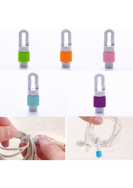 Akıllı Telefon Yıldırım USB Şarj Kablosu Kablosu Için 5 Adet Koruyucu Koruyucu Kapak (Yurt Dışından) modelleri