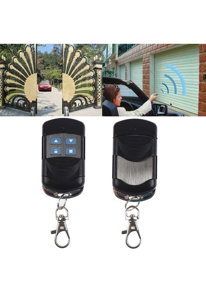 Adet 4 Düğmeler 433 Mhz Haddeleme Kod Kapısı Garaj Kapısı Açacağı Klonlama Uzaktan Kumanda (Yurt Dışından)