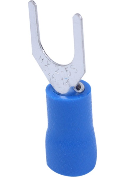 100 Adet Yalıtımlı Çatal Maça Tel Konnektörü Elektrik Sıkma Terminali 14-16AWG 5mm (Yurt Dışından) indirimleri