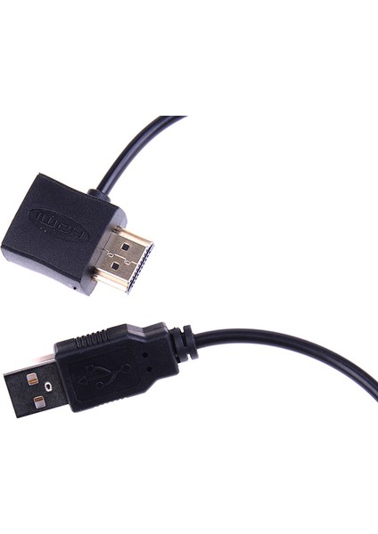 HDMI Erkek-Dişi Konnektör + USB 2.0 Şarj Aleti Kablosu Ayırıcı Adaptör Genişletici (Yurt Dışından) fırsatları