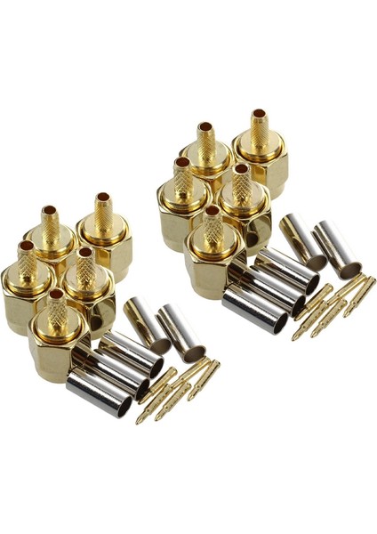 10 Adet Sma Erkek Fiş Düz Kıvrım RG316 RG174 Rf Adaptör Konnektörü (Yurt Dışından) fiyatları