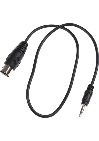 1x Dın 5 Pin Din Mıdı Erkek Tak 3.5mm Erkek Stereo Jak Ses Kablosu 50 cm 0.5 M (Yurt Dışından) fiyatları