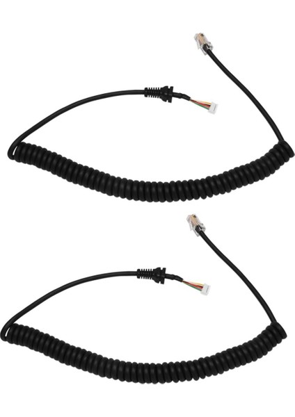 2x Yedek Mikrofonlar Mikrofon Kablo Kordonu Tel Yaesu MH-48A6J FT-7800 FT-8800 FT-8900 FT-7100M FT-2800M FT-8900R (Yurt Dışından)