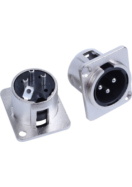 Xlr Erkek Jak 3 Pin - Panel Montajlı Jak D Serisi Boyut Xlr-M - 4 Paket (Yurt Dışından) indirimleri