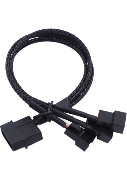 Bakır Molex 3 Yollu 3pin/4pin Bilgisayar Güç Fanı Splitter Adaptör Kablosu 12V (Yurt Dışından)