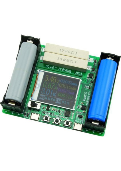 18650 Lityum Kapasiteli Dahili Direnç Test Cihazı LCD Dijital Ekran Kapasite Test Cihazı (Yurt Dışından)
