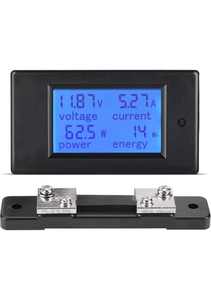 Pzem 0-100A 4 In 1 Dc Elektrik Kullanımı Monitör LCD Dijital Akım Voltmetre Ampermetre Güç Enerji Multimetre Panel Test Cihazı Metre (Yurt Dışından)
