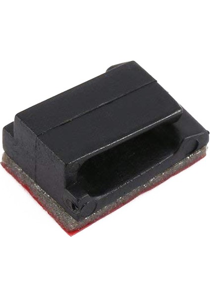 100 Adet Yapışkanlı Kablo Klipsi Tel Kelepçeleri Araba Kablo Düzenleyici Kablo Kravat Tutucu - Siyah (Yurt Dışından) fırsatları