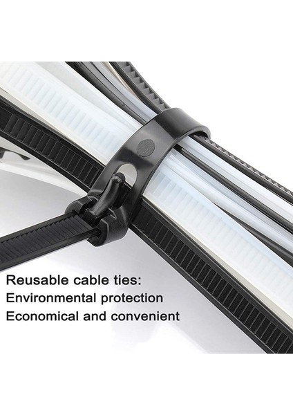 Serbest Bırakılabilir Zip Kravatlar 12 Inç Ağır Zip Kravat Kalın Siyah Kablo Bağları 100LB Çekme Mukavemeti Naylon Kablo Tel Bağları 100 Adet (Yurt Dışından) indirimleri