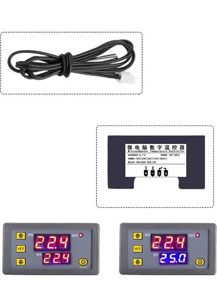 Sıcaklık Kontrol Anahtarı Minyatür Sıcaklık Kontrolü D 220V (Yurt Dışından)