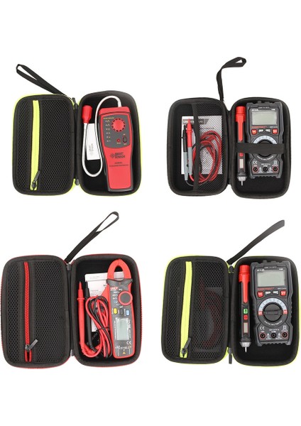 Dijital Multimetre Çantası Siyah Eva Sert Çanta Depolama Su Geçirmez Darbeye Dayanıklı Taşıma Çantası Korumak Için Örgü Cepli (Yurt Dışından) modelleri