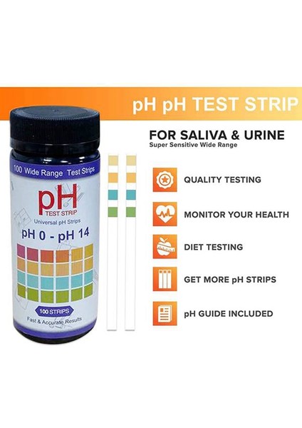 Toprak Ph Test Şeritleri 100 Şerit Toprak Test Cihazı 0-14 Ph Toprak Testi, Toprak Ph Test Şeritleri, Toprak Için Bitki Test Cihazı, Ph Test Şeritleri (Yurt Dışından) indirimleri
