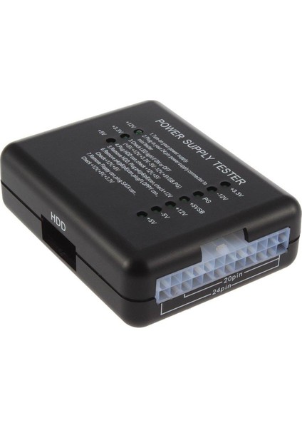 Te LED 20/24 Pin Psu Atx Sata HDD Güç Kaynağı Test Cihazı Checker Metre Pc Bilgisayar (Yurt Dışından)