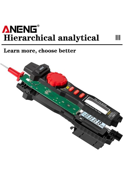 Aneng Multimetre Kalem Tipi Metre 4000 Sayım Temassız Ac/dc Gerilim Algılama Test Cihazı Aracı (Yurt Dışından)