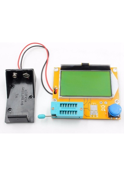 Esr Metre MEGA328 Transistör Test Cihazı Dijital V2.68 Lcr-T4 Kapasite Mos/pnp/npn Lcr 12864 LCD Ekran Test Cihazı Kutusu ile (Yurt Dışından)