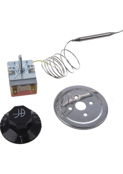 Fırın Için 2x Ac 250V 16A 30-110C Sıcaklık Kontrol Kılcal Termostat (Yurt Dışından)