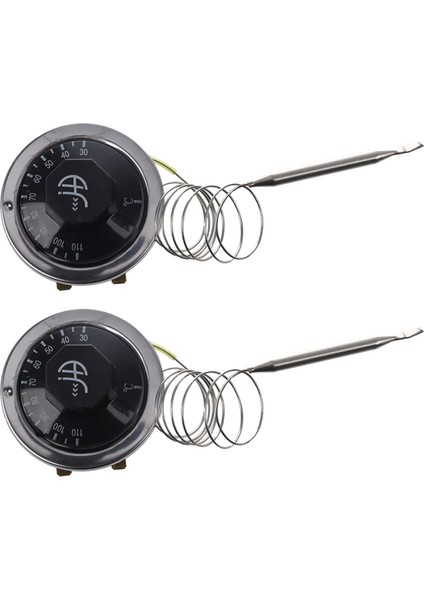 Fırın Için 2x Ac 250V 16A 30-110C Sıcaklık Kontrol Kılcal Termostat (Yurt Dışından) modelleri