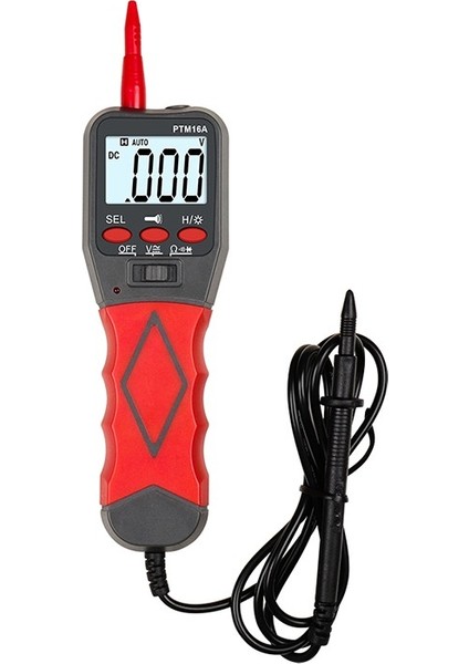 El Kalem Tipi Dijital Multimetre Dc/ac Gerilim Ölçer Direnç Diyot Süreklilik Test Cihazı Arka Işık LCD Ekran (Yurt Dışından)